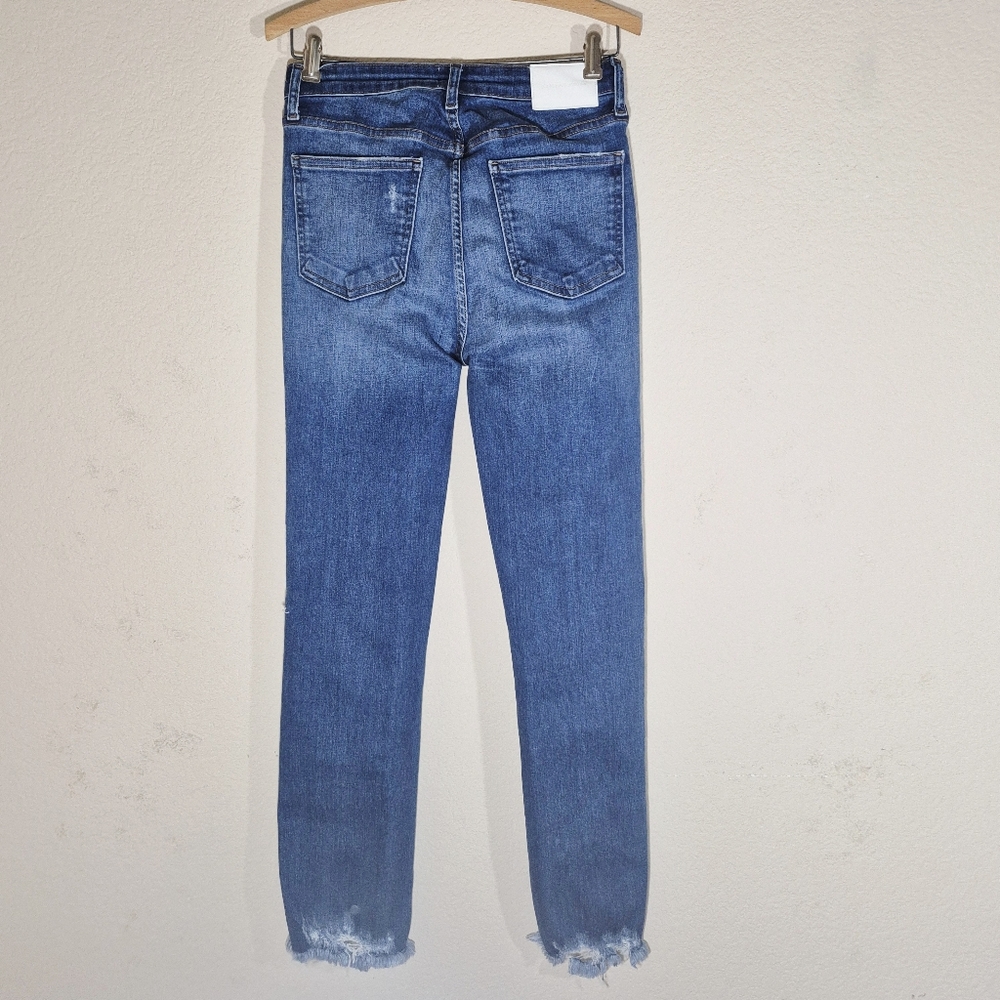 Jonathan Simkhai Jeans, High Rise Straight Jeans, Size 27 - Picture 6 of 11